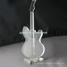 Nouveau design - instrument de musique en cristal de violon bon marché pour des cadeaux de mariage 2015